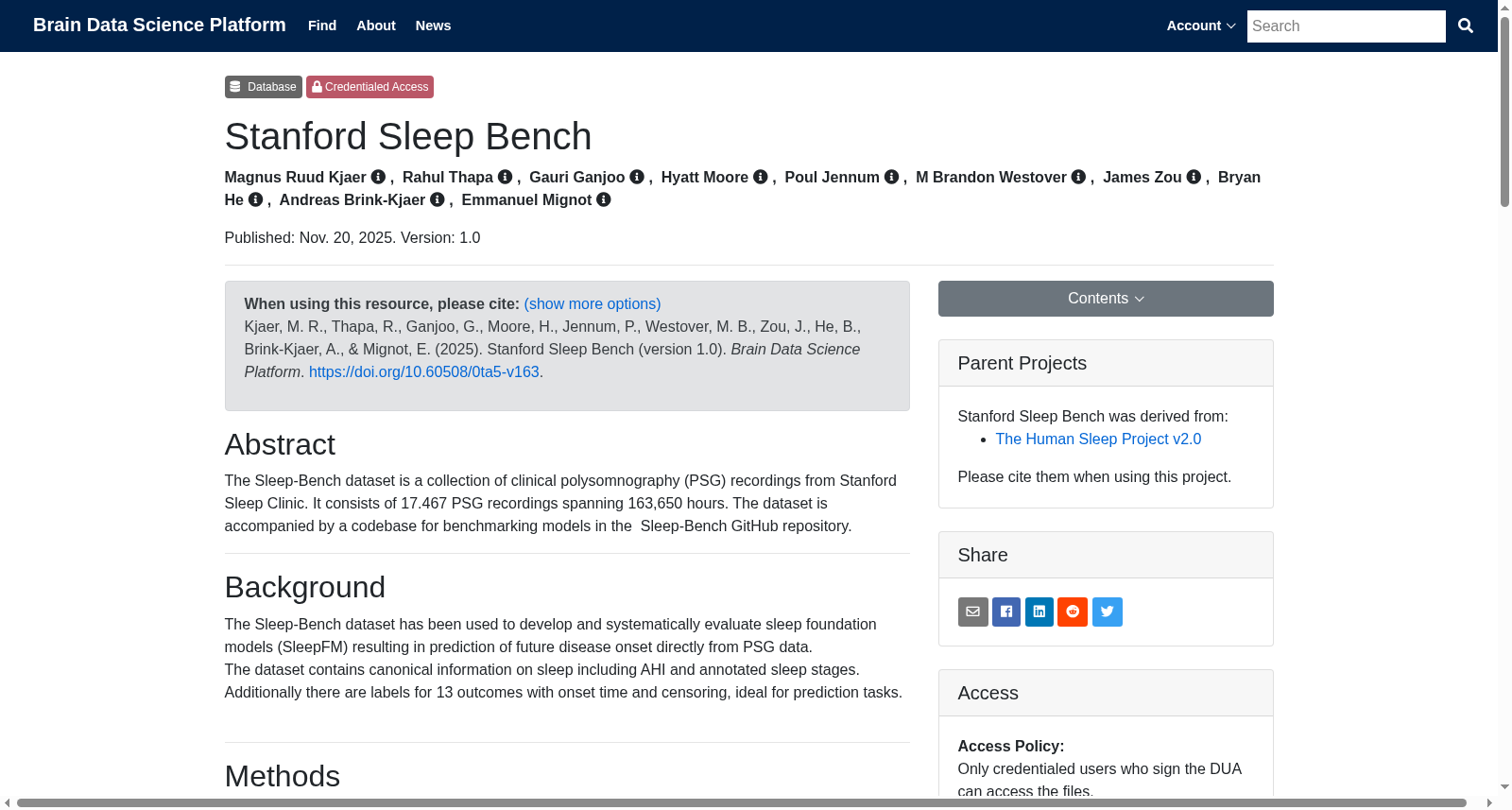 Stanford Sleep Bench 数据集图片