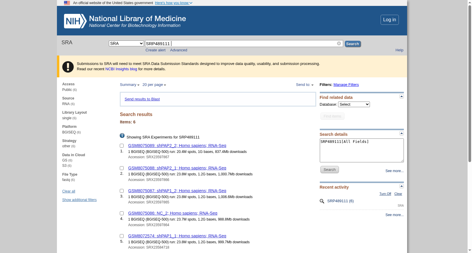 Function and mechanism of PAPOLA-mediated poly(A) lengthening in leukemia [RNA-Seq] 数据集图片