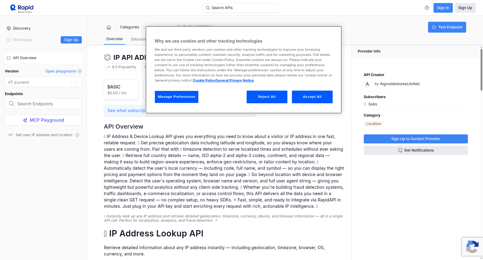 IP API ADDRESS 数据集图片