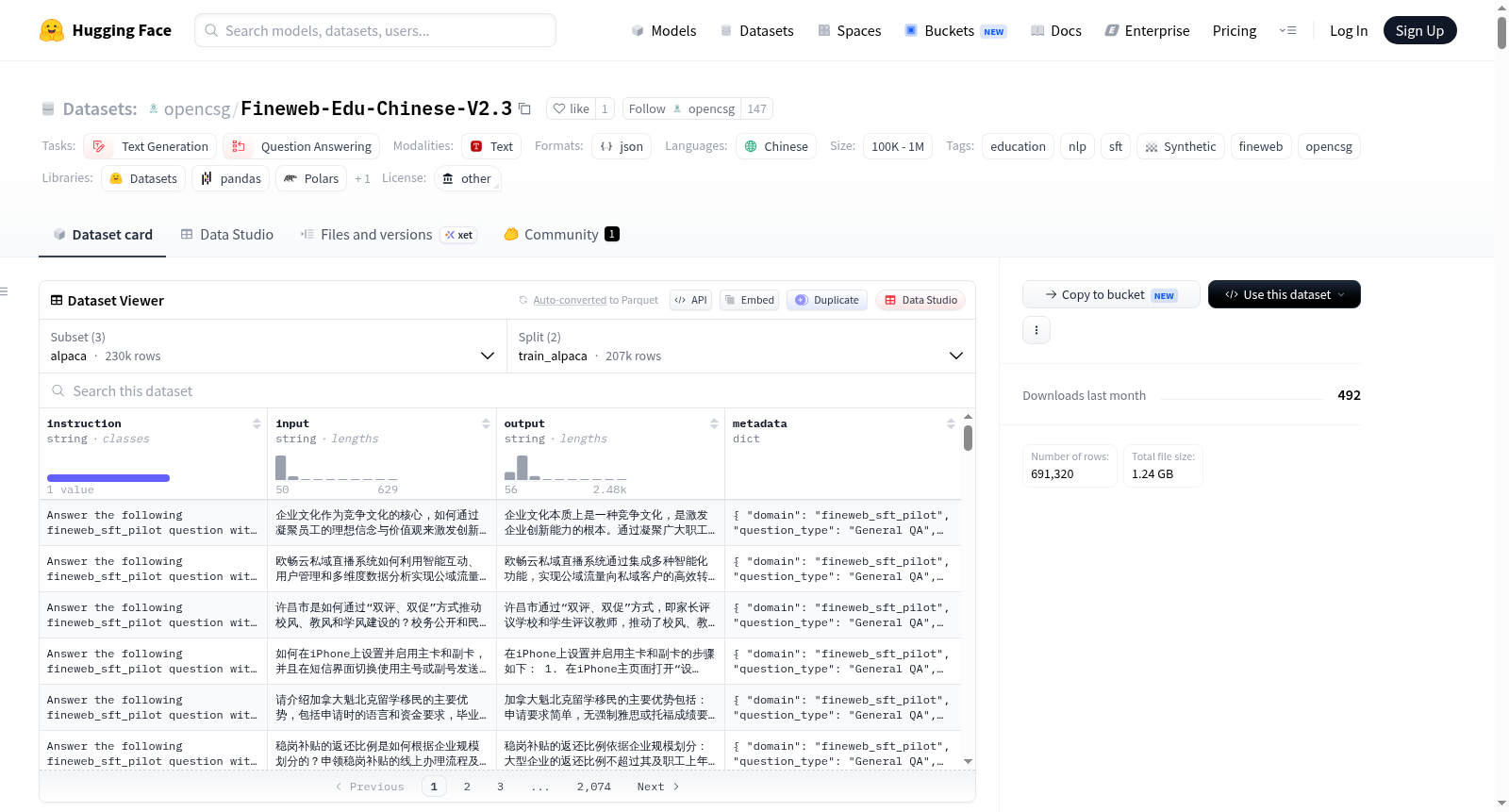 opencsg/Fineweb-Edu-Chinese-V2.3 数据集图片