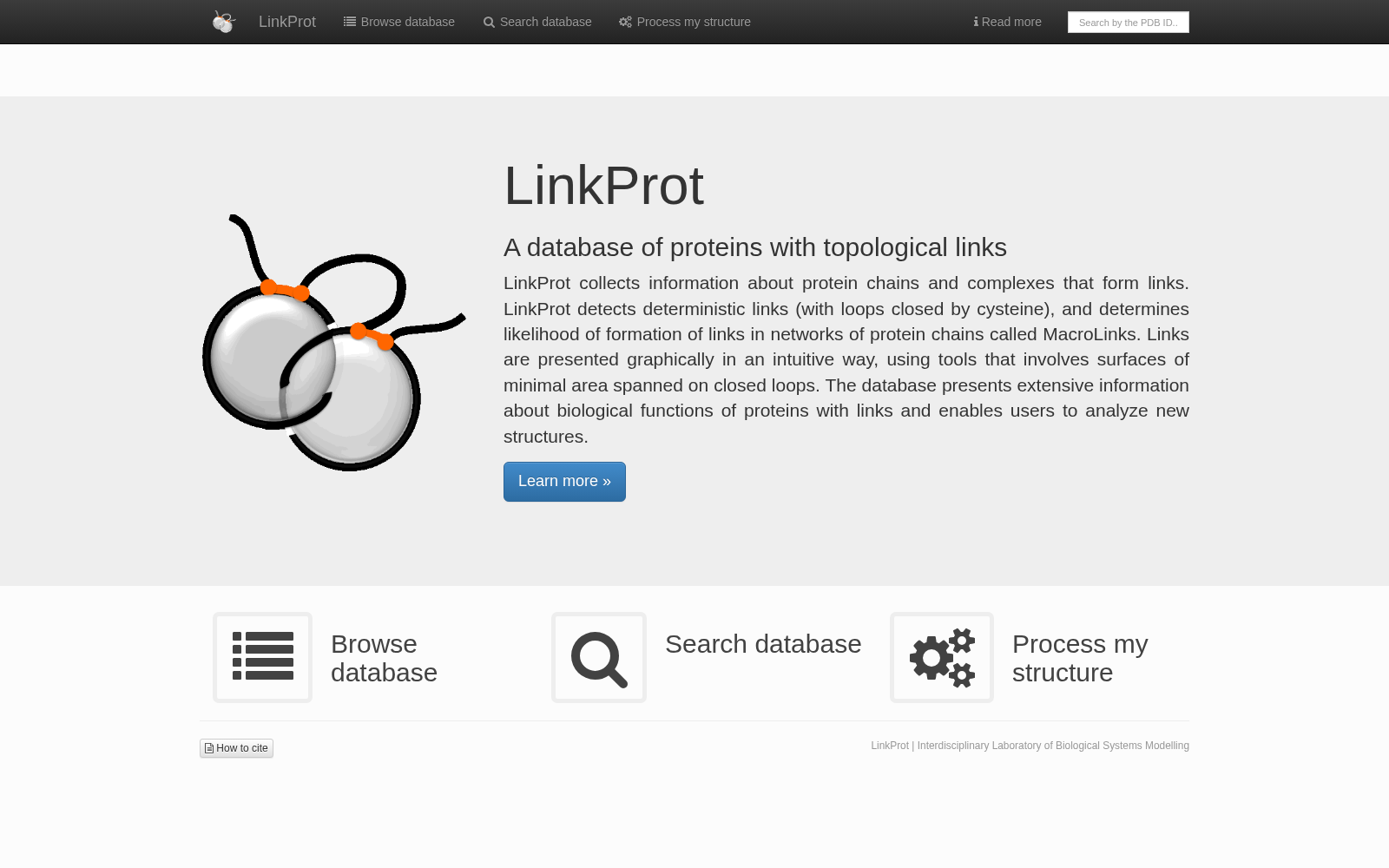 LinkProt: A database of proteins with topological links 数据集图片