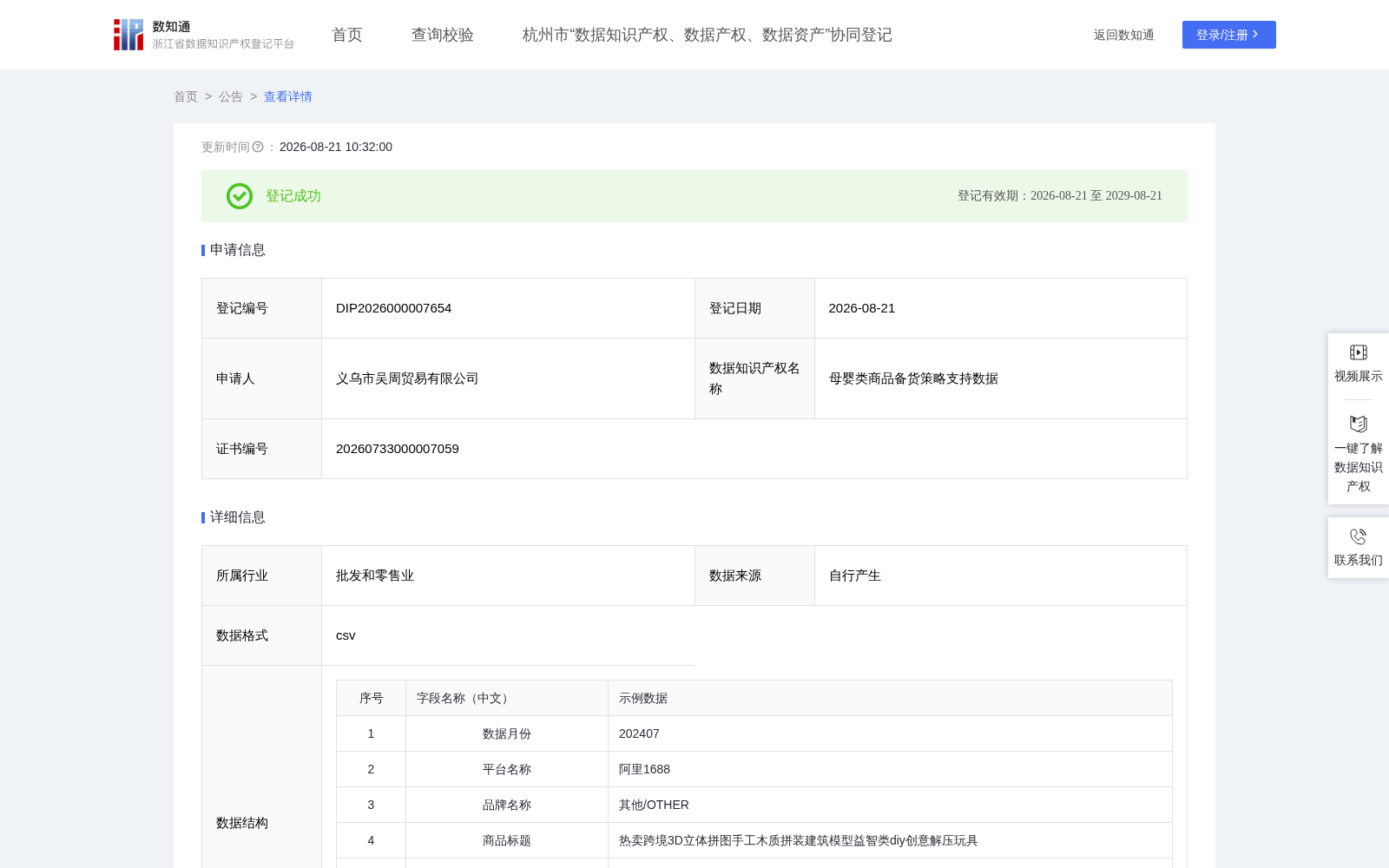 母婴类商品备货策略支持数据 数据集图片
