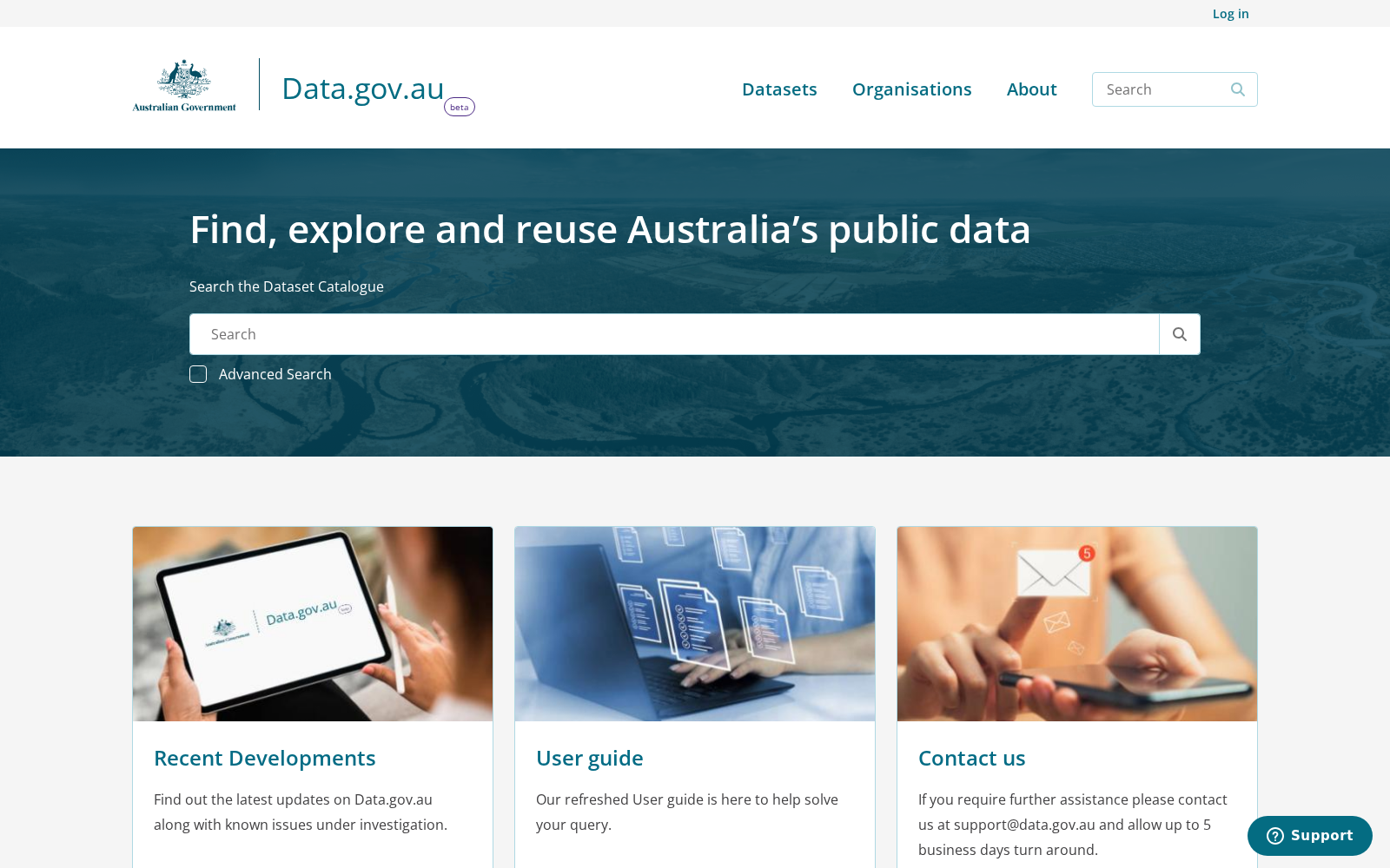 Data.gov.au 数据集图片