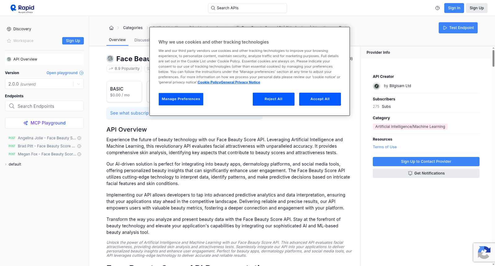 Face Beauty Score API | Skin Analyze | Attractiveness Test 数据集图片