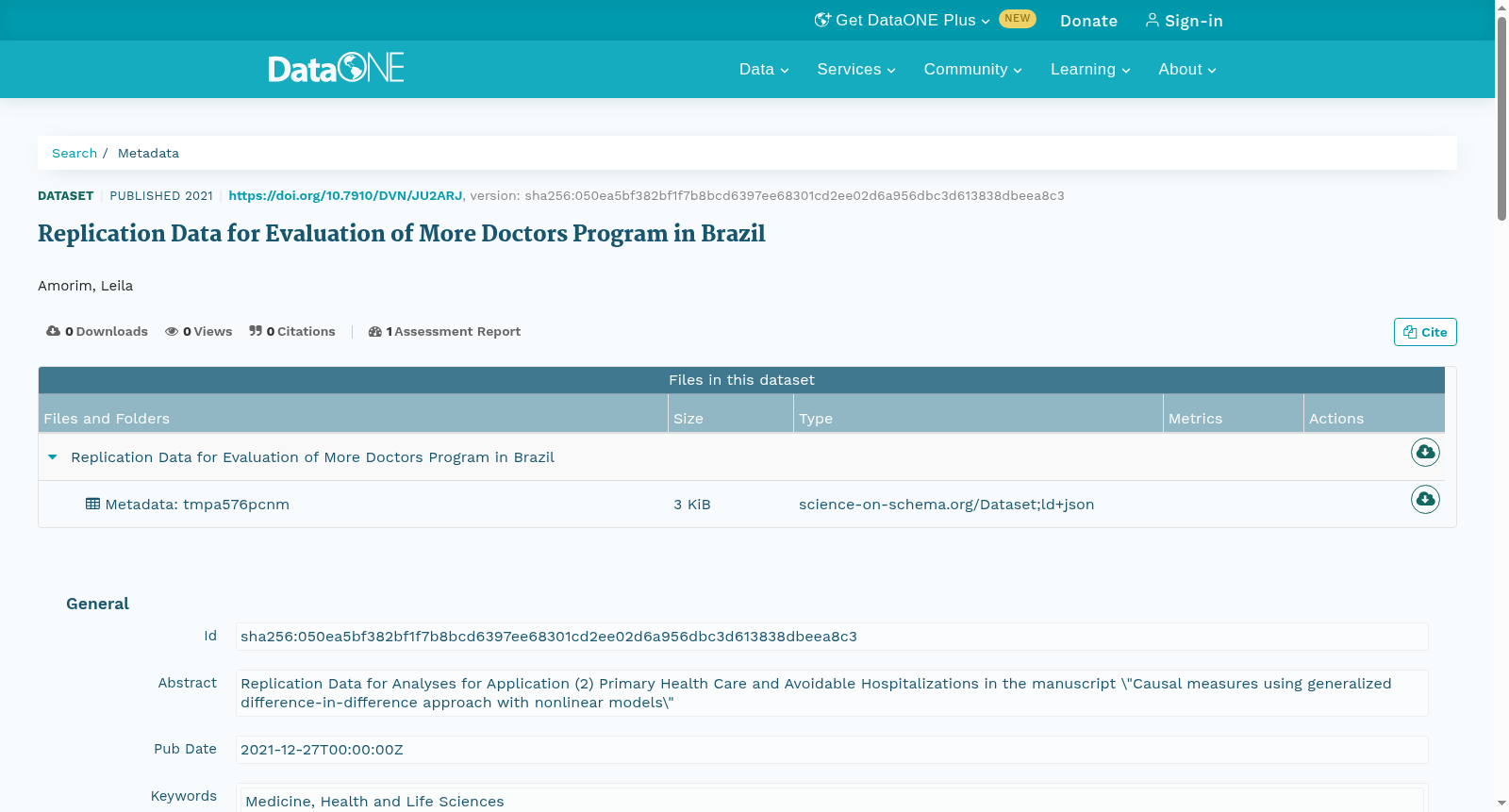 Replication Data for Evaluation of More Doctors Program in Brazil 数据集图片