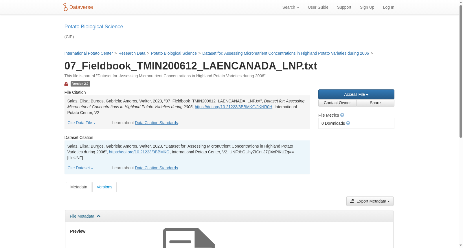 07_Fieldbook_TMIN200612_LAENCANADA_LNP.txt 数据集图片