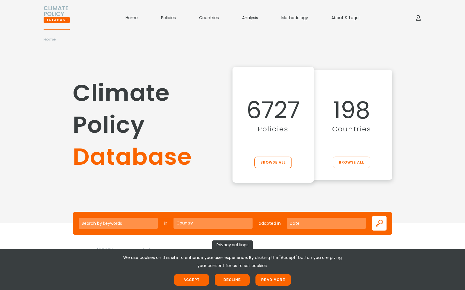 Climate Policy Database 数据集图片