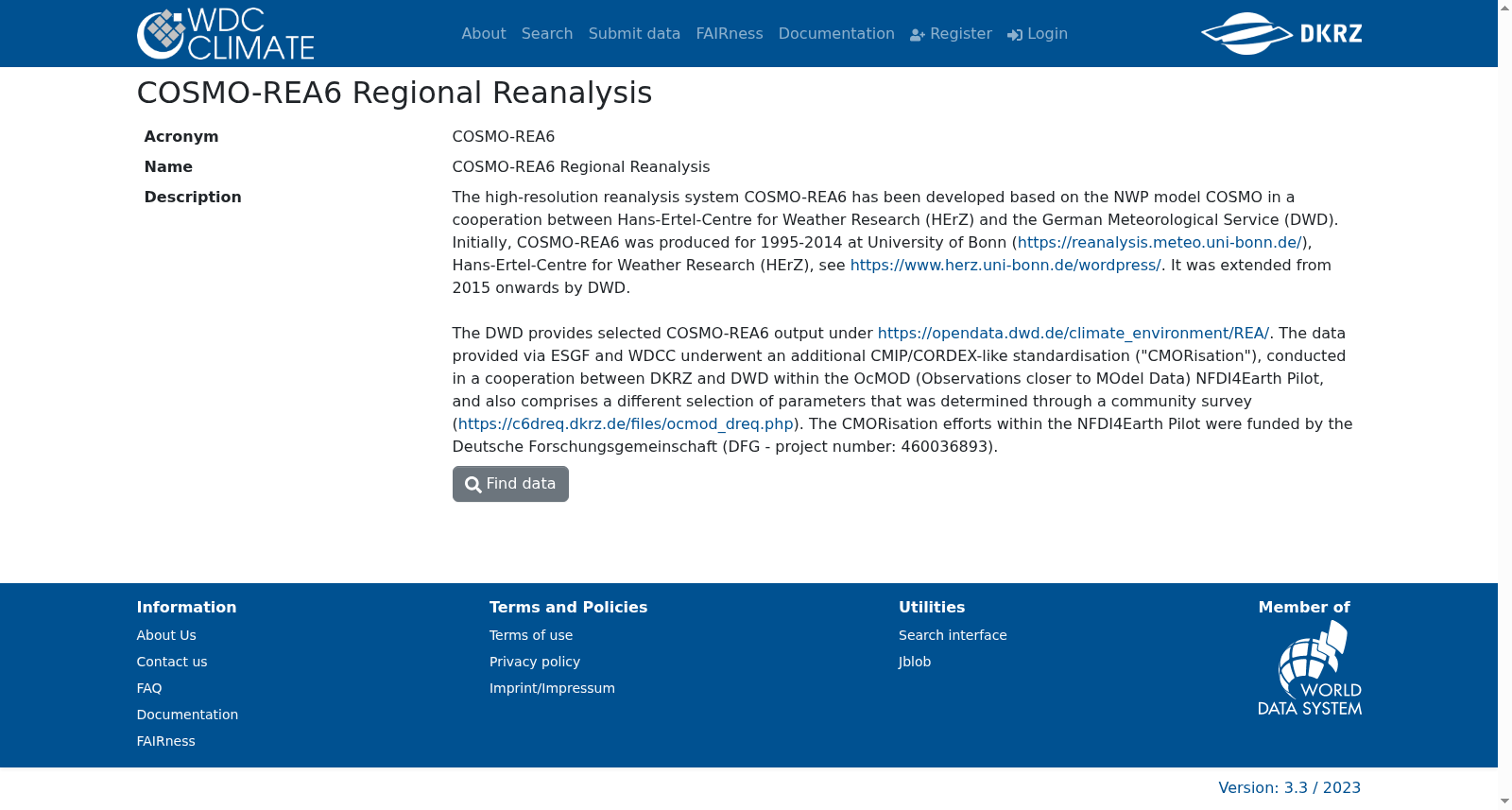 COSMO-REA6 Regional Reanalysis 数据集图片