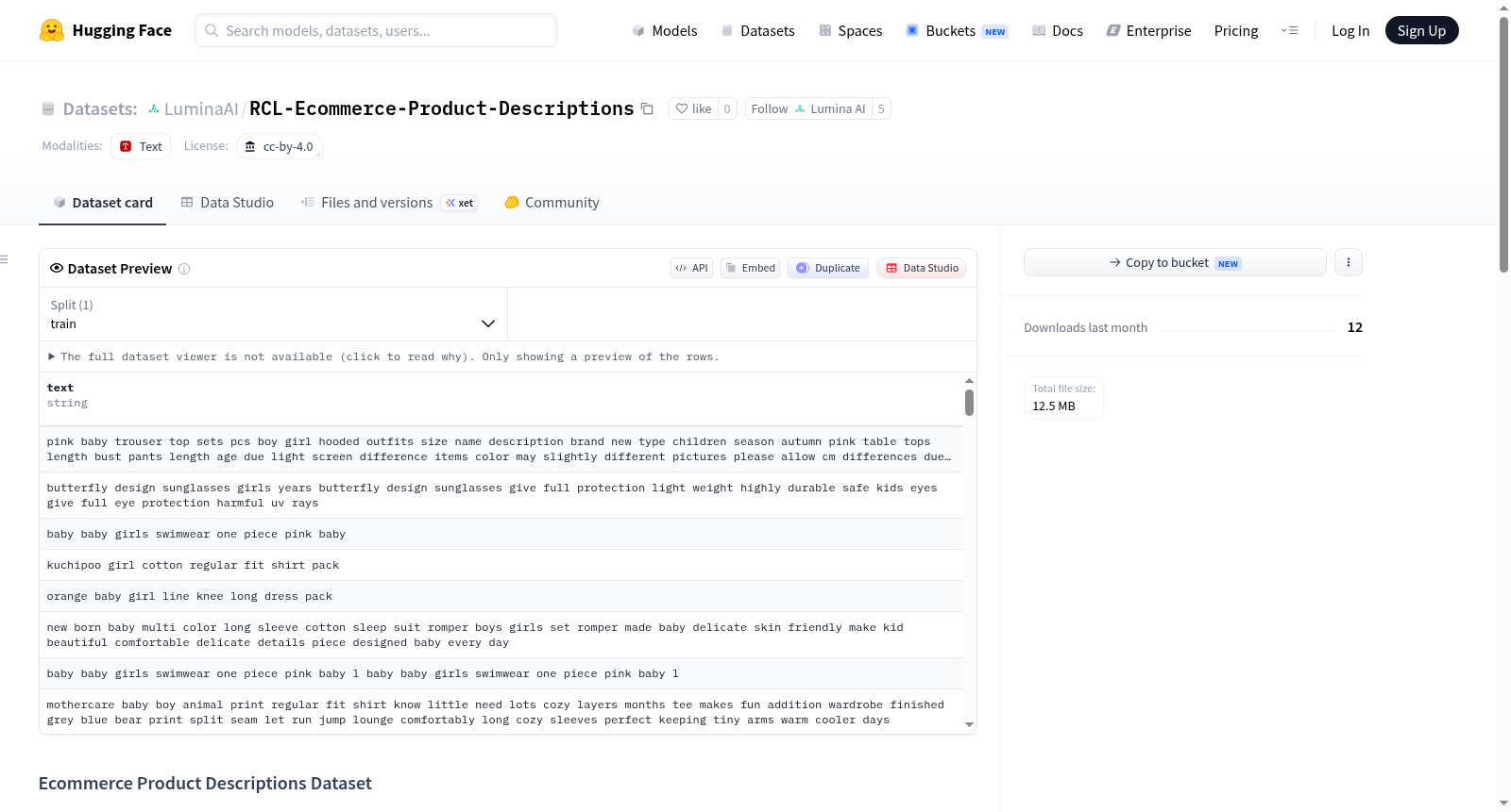 LuminaAI/RCL-Ecommerce-Product-Descriptions 数据集图片