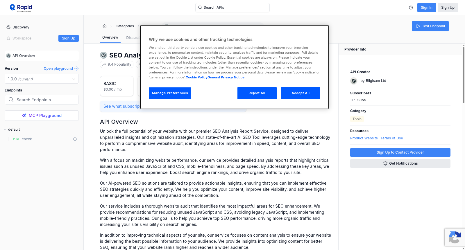 SEO Analysis Report & Improve Website & AI SEO Tool 数据集图片