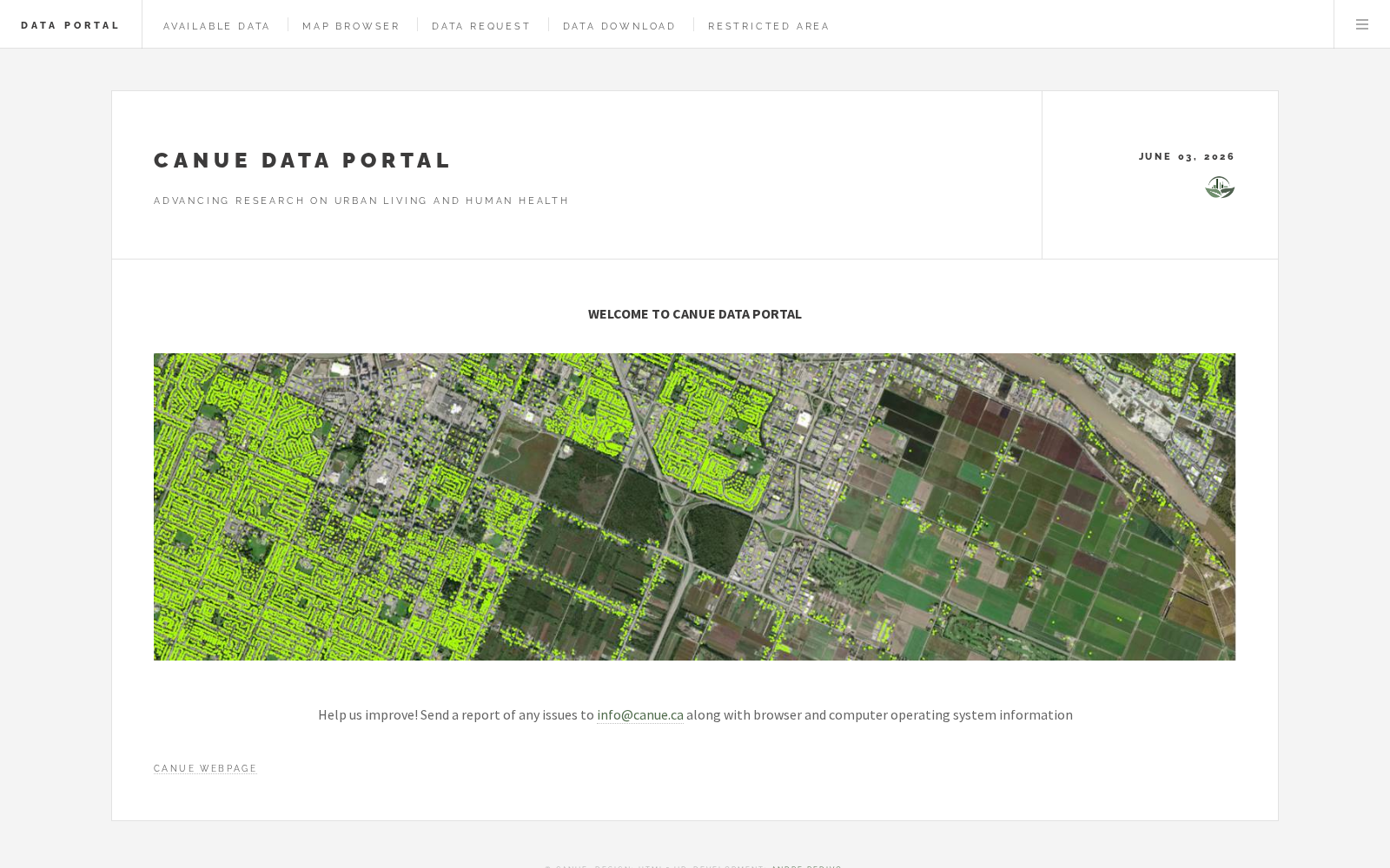 CANUE Data Portal 数据集图片