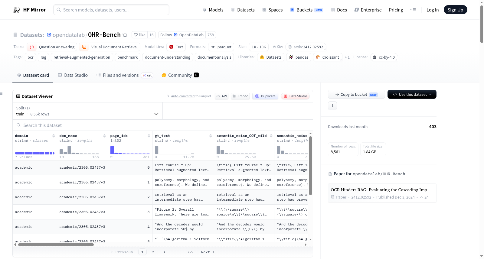 opendatalab/OHR-Bench 数据集图片