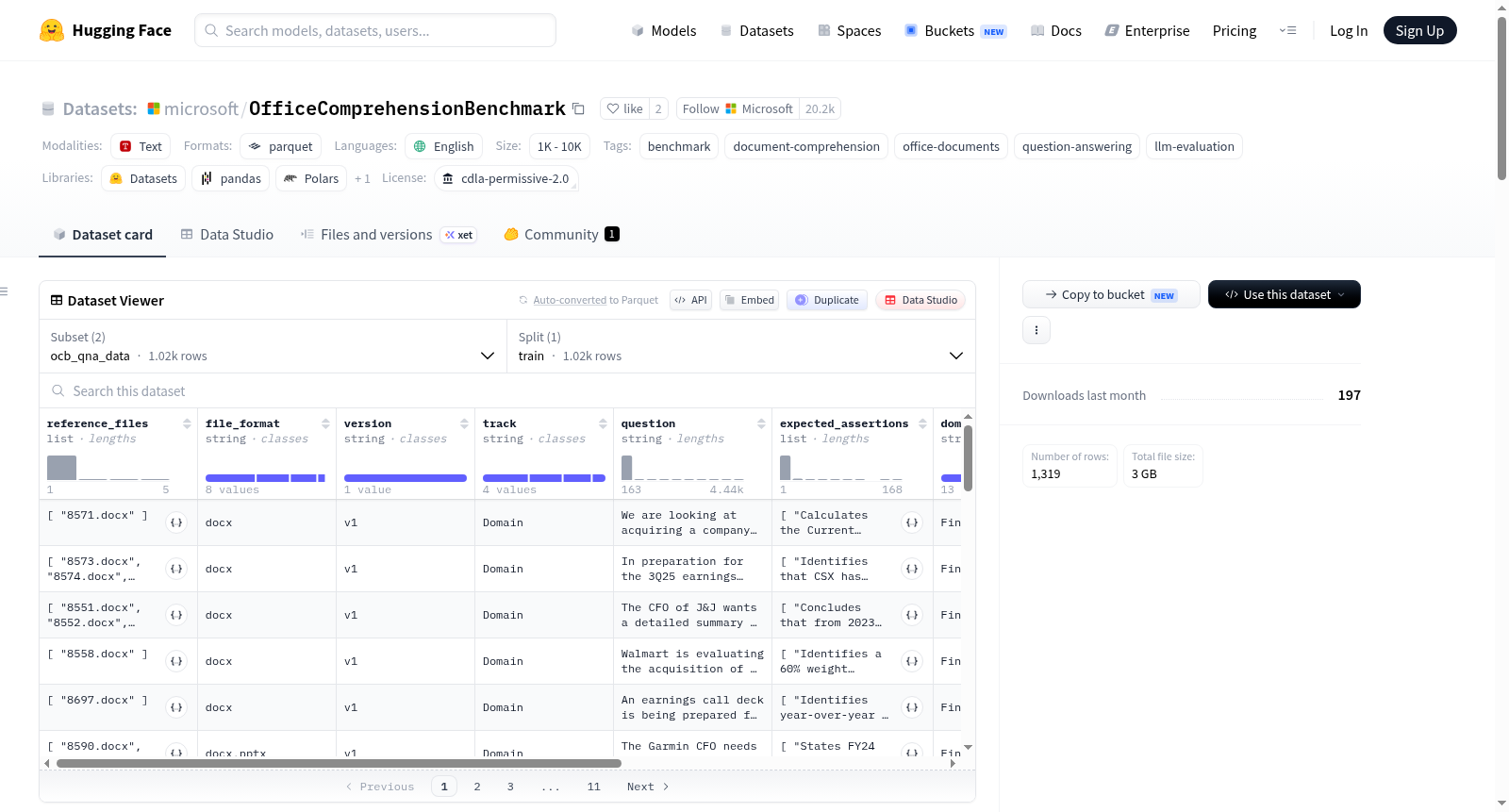 OfficeComprehensionBenchmark 数据集图片