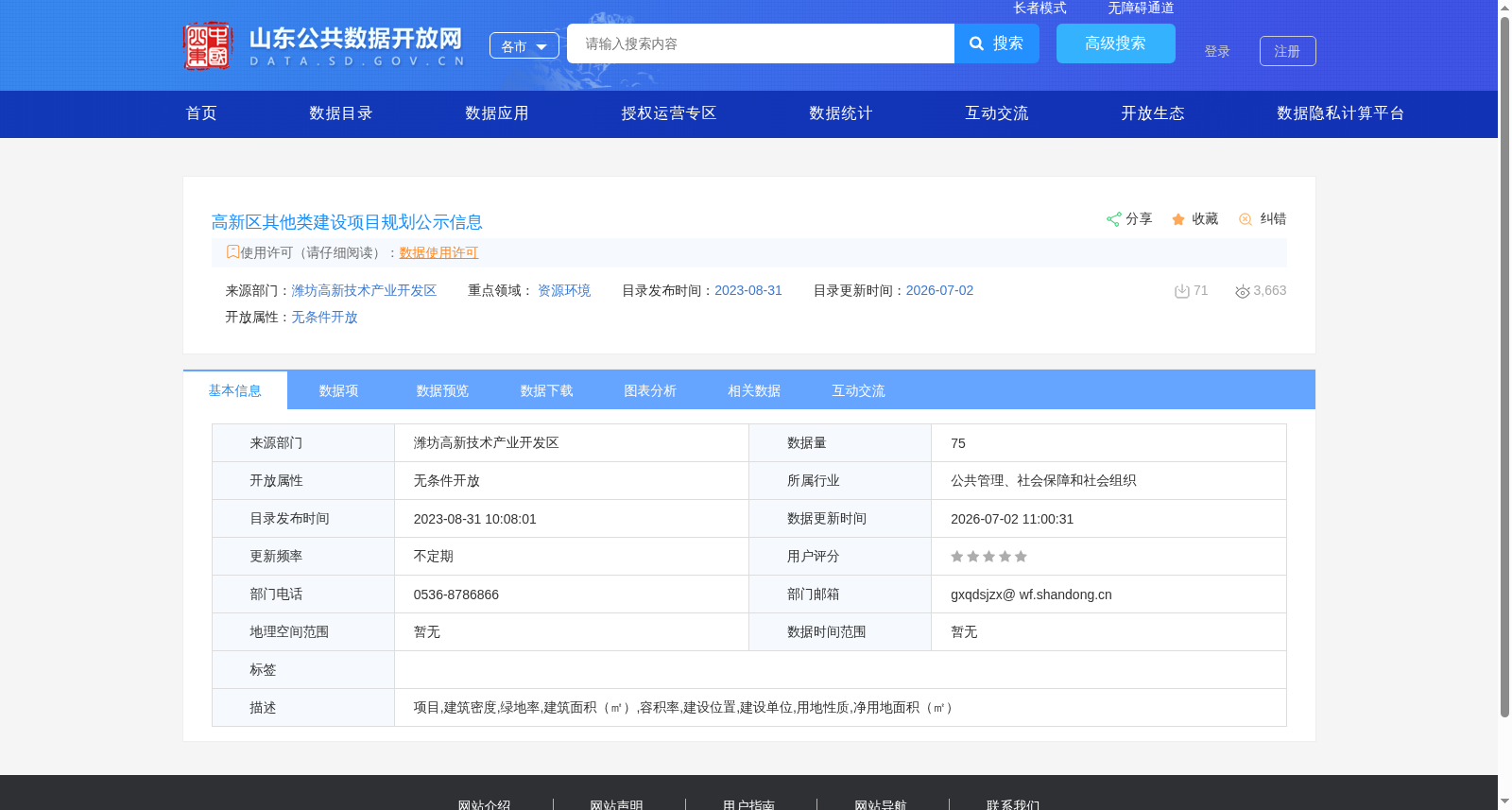 高新区其他类建设项目规划公示信息 数据集图片
