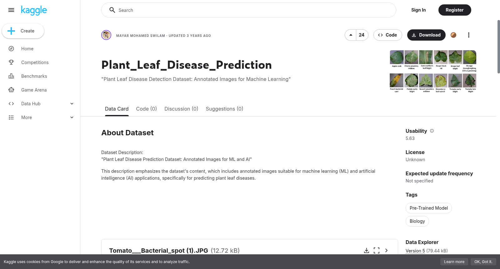 Plant_Leaf_Disease_Prediction 数据集图片