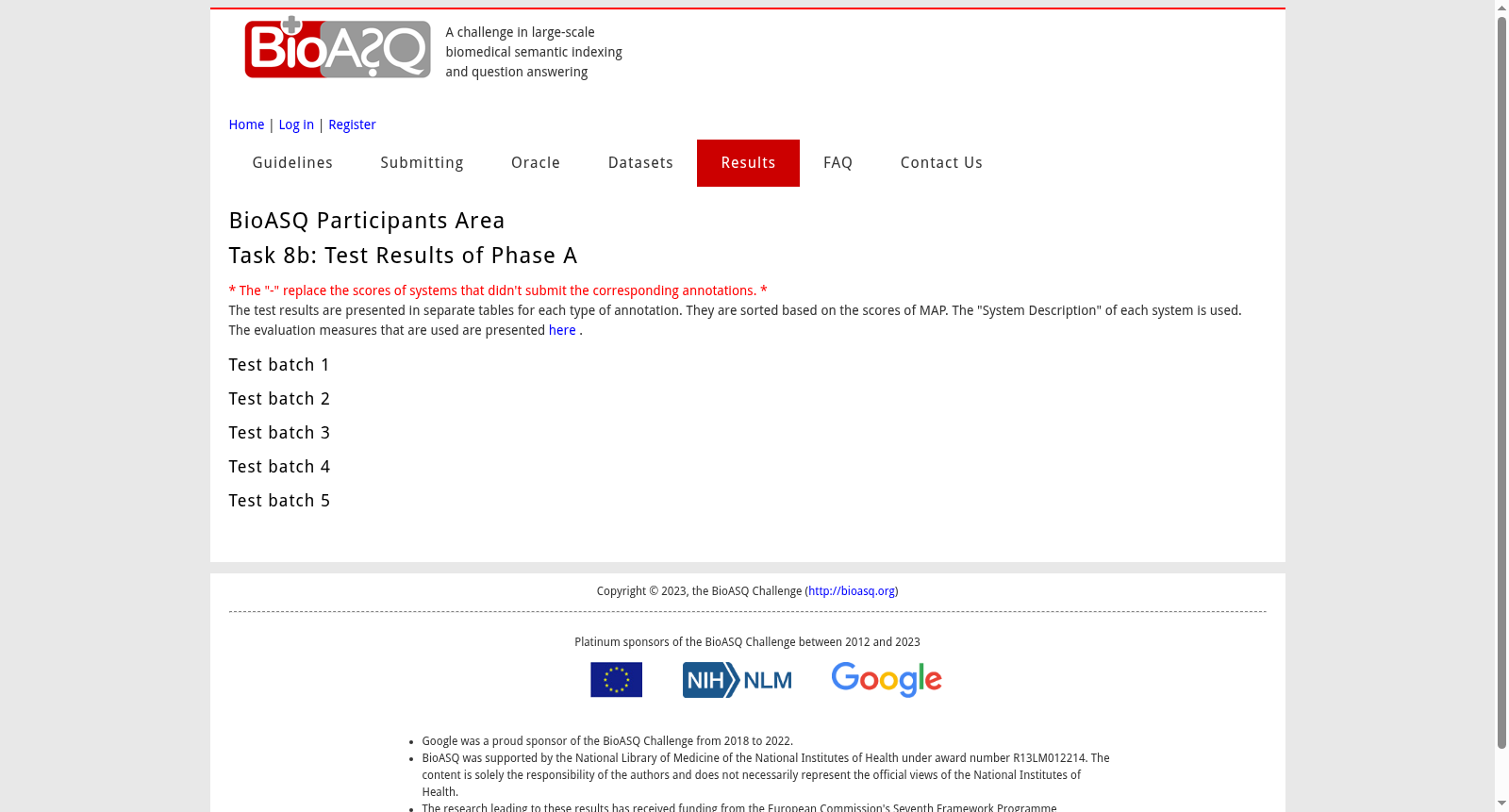 BioASQ 2020 Challenge Dataset 数据集图片