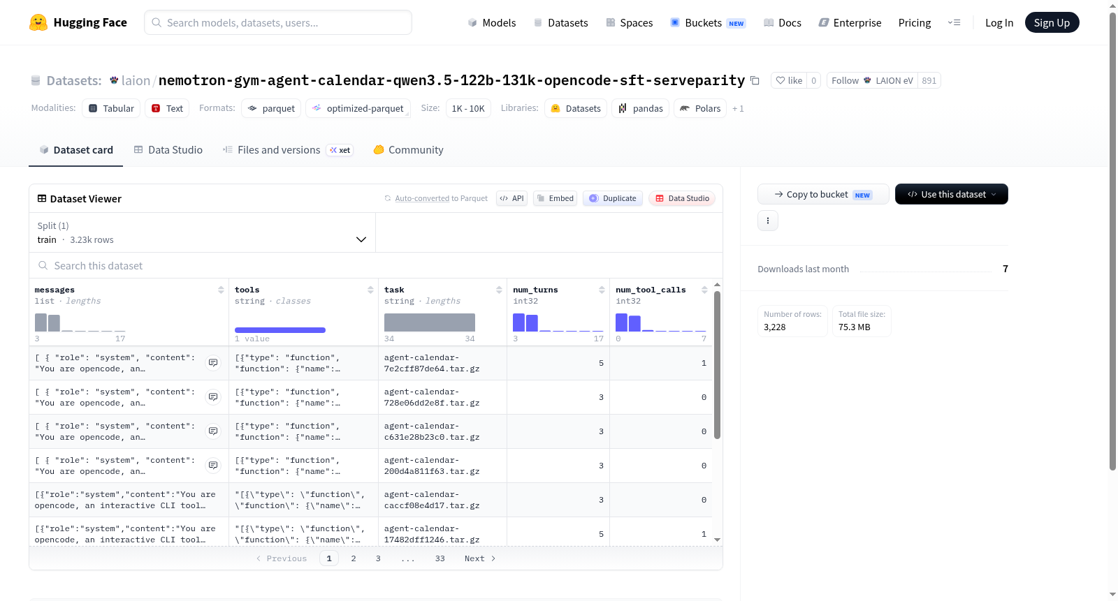 nemotron-gym-agent-calendar-qwen3.5-122b-131k-opencode-sft-serveparity 数据集图片