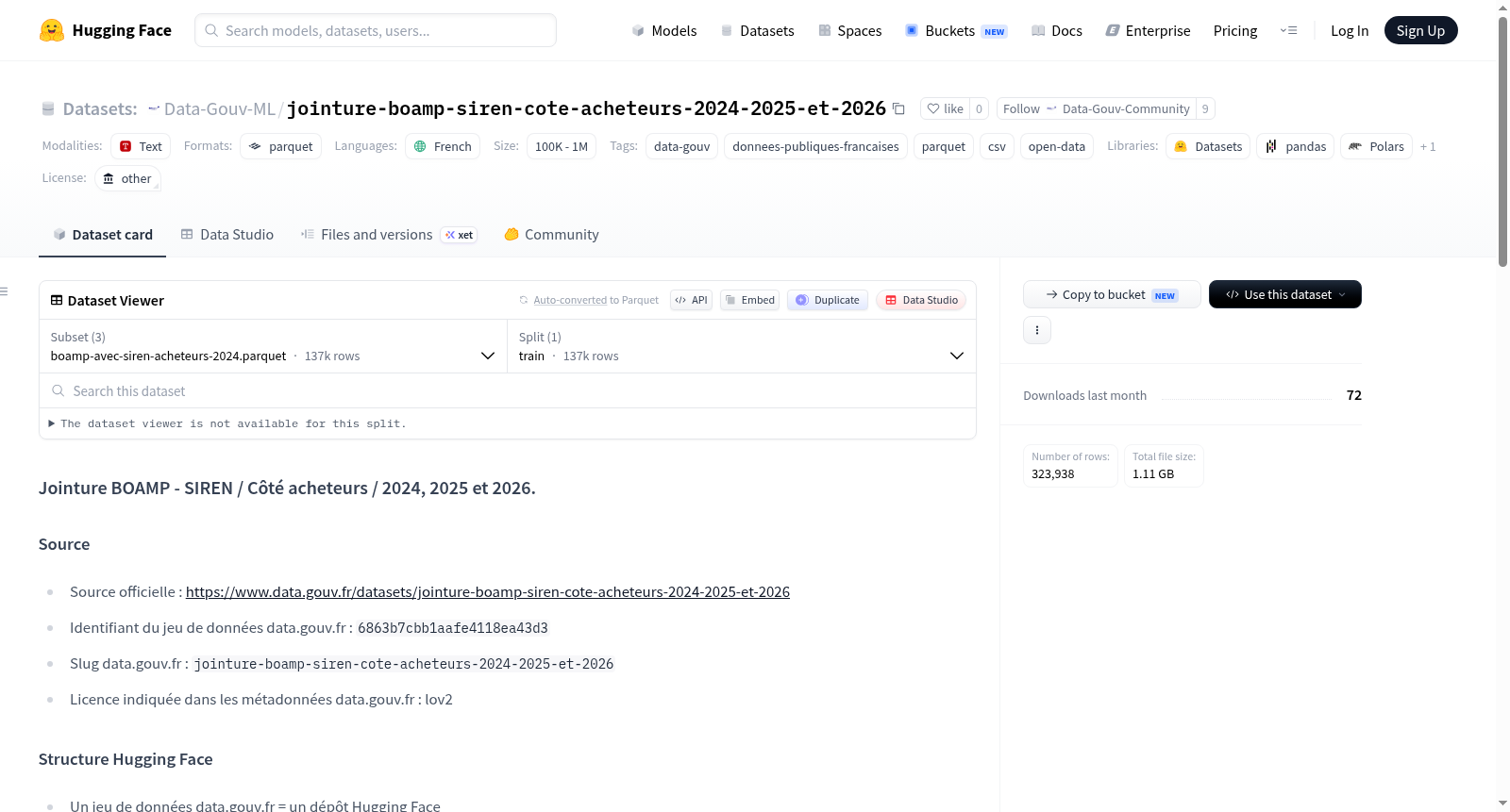 Data-Gouv-FR/jointure-boamp-siren-cote-acheteurs-2024-2025-et-2026 数据集图片