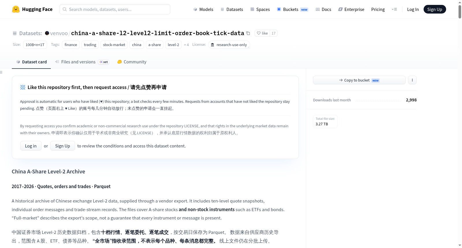 china-a-share-l2-level2-limit-order-book-tick-data 数据集图片
