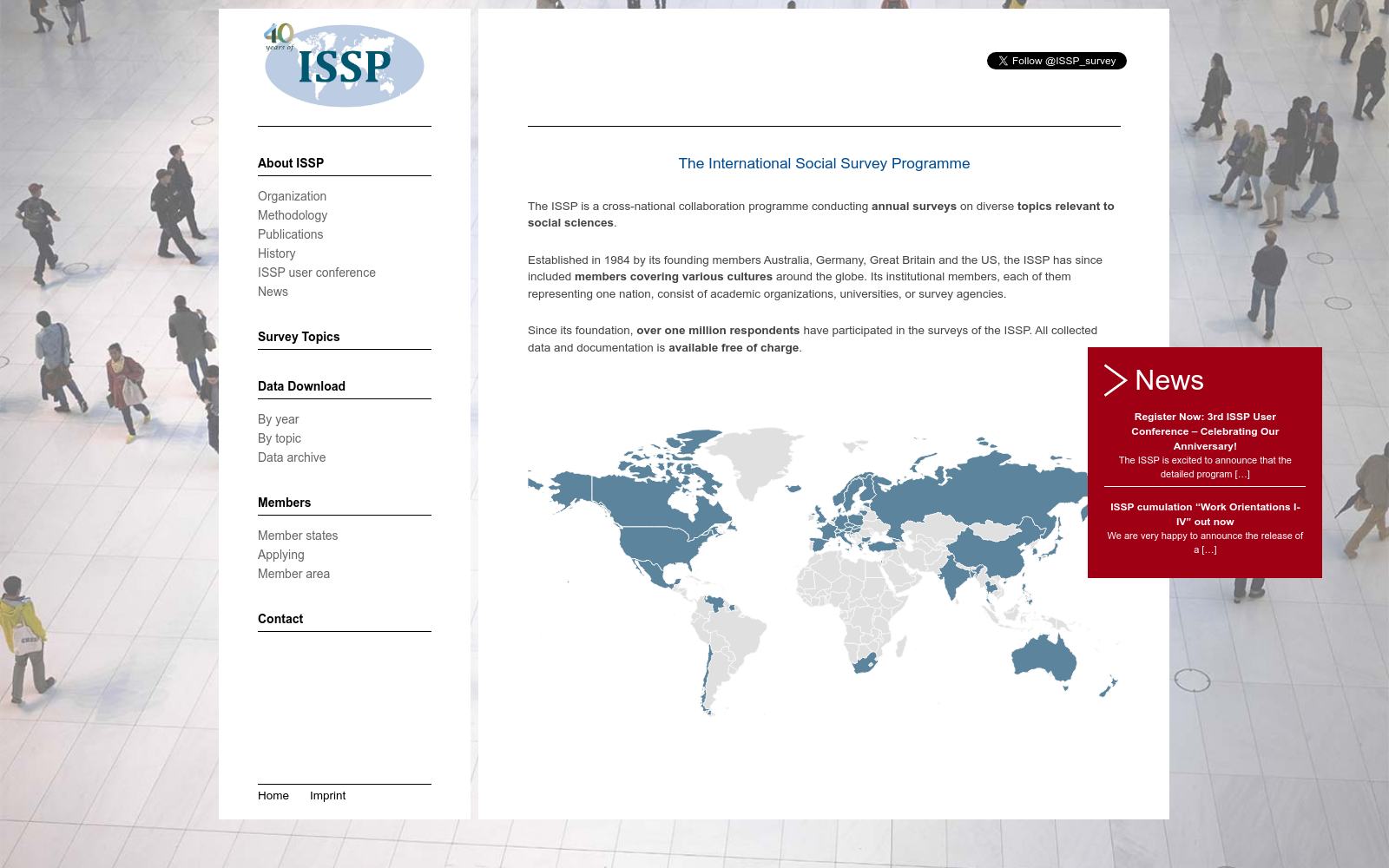 International Social Survey Programme|社会科学数据集|跨国研究数据集