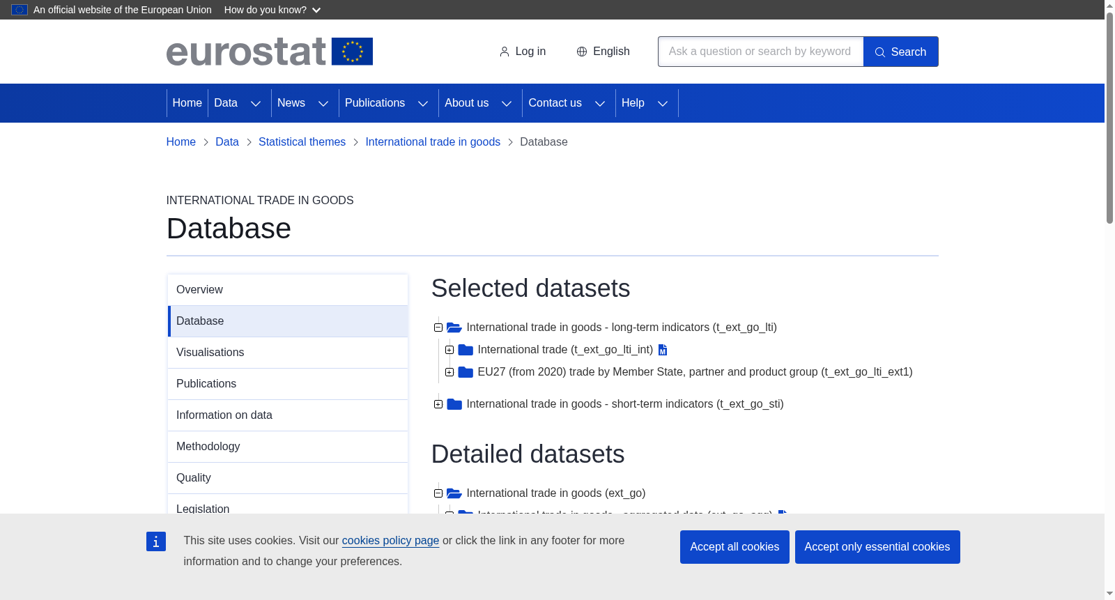 Eurostat International Trade 数据集图片