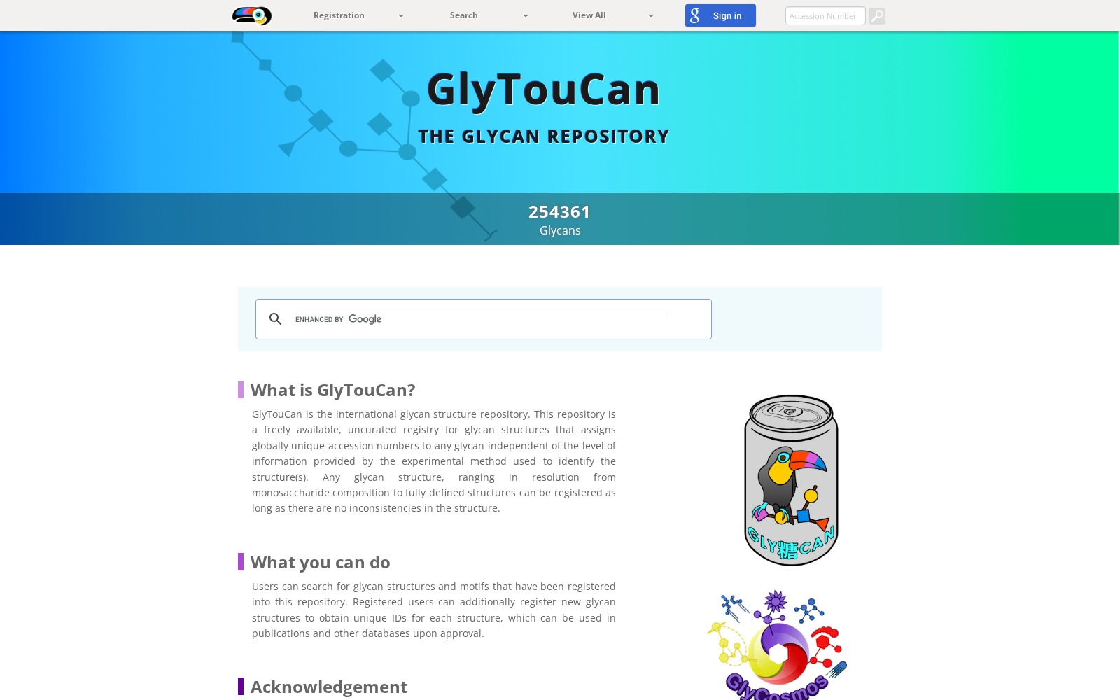 GlyTouCan 数据集图片