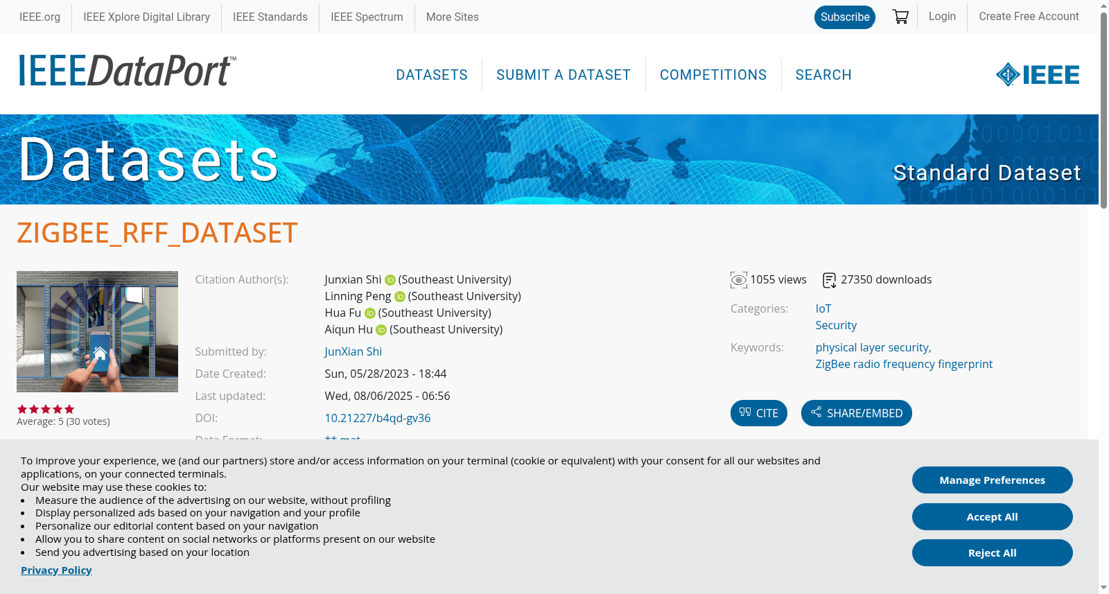 ZIGBEE_RFF_DATASET 数据集图片