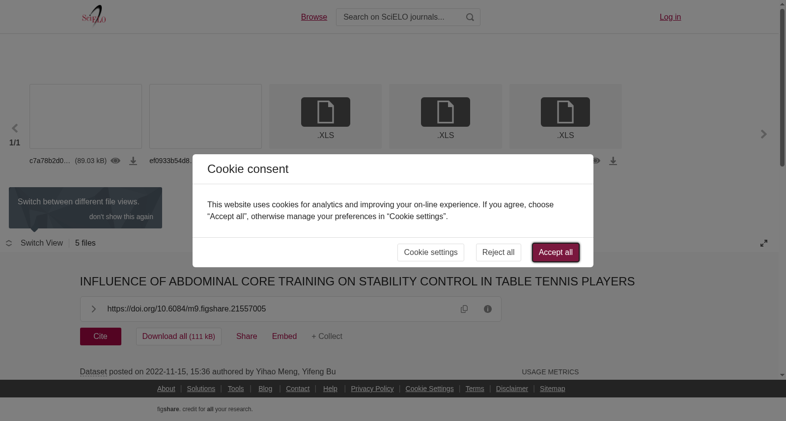 INFLUENCE OF ABDOMINAL CORE TRAINING ON STABILITY CONTROL IN TABLE TENNIS PLAYERS 数据集图片
