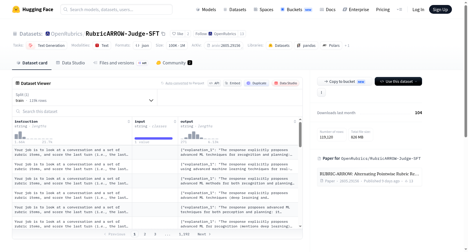 OpenRubrics/RubricARROW-Judge-SFT 数据集图片