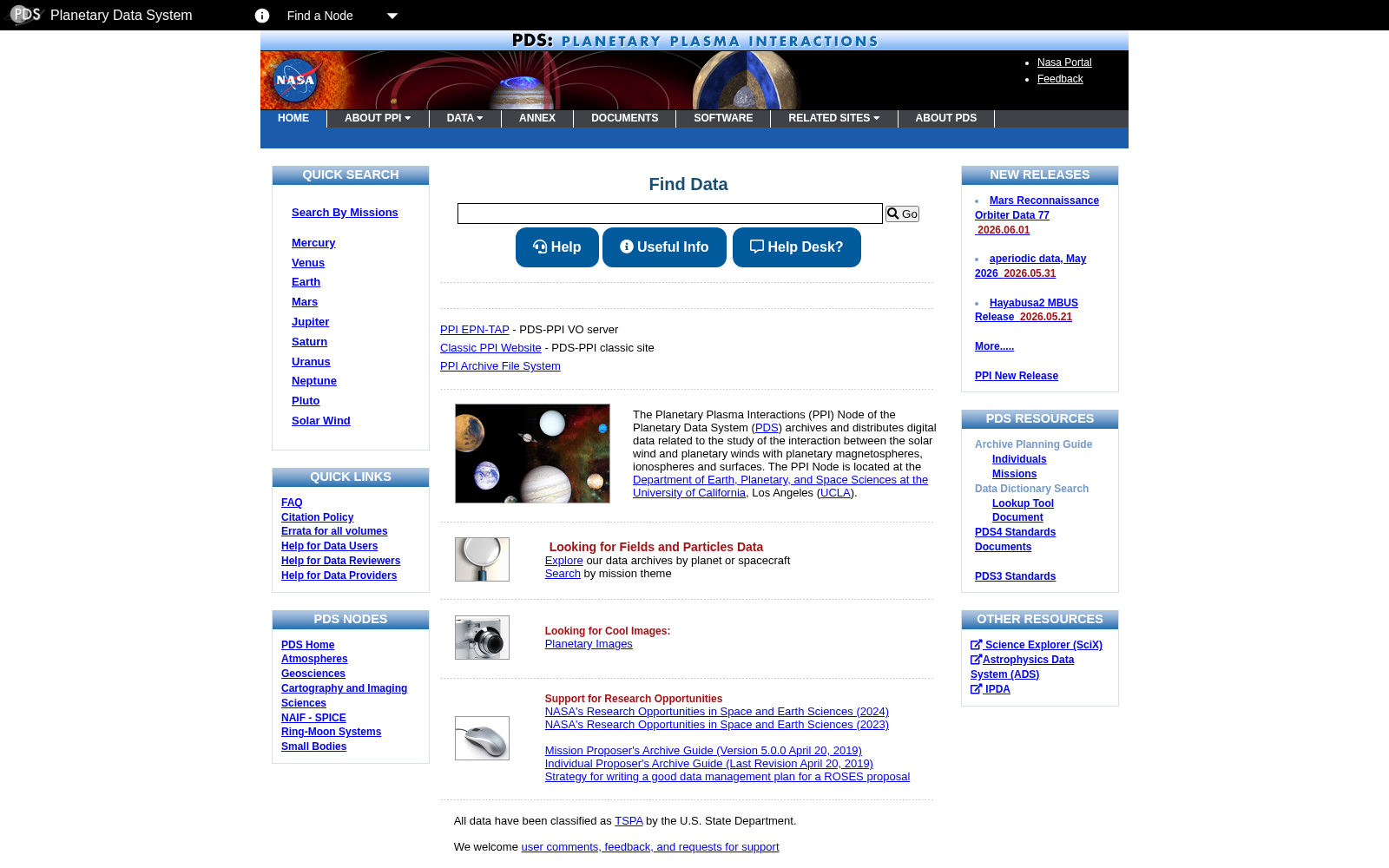 UK Planetary Data Node 数据集图片
