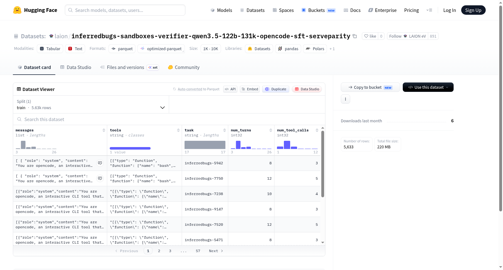 inferredbugs-sandboxes-verifier-qwen3.5-122b-131k-opencode-sft-serveparity 数据集图片