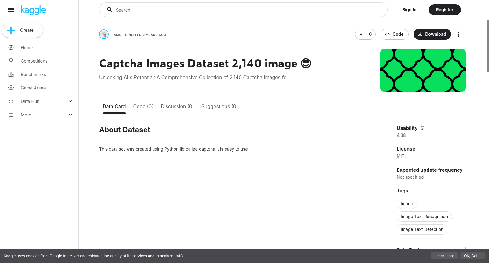 Captcha Images Dataset 2,140 image 😎 数据集图片