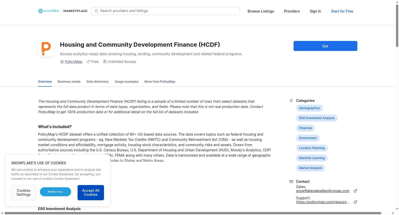 Housing and Community Development Finance (HCDF) 数据集图片