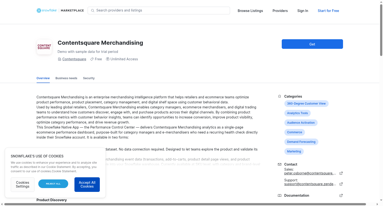 Contentsquare Merchandising 数据集图片