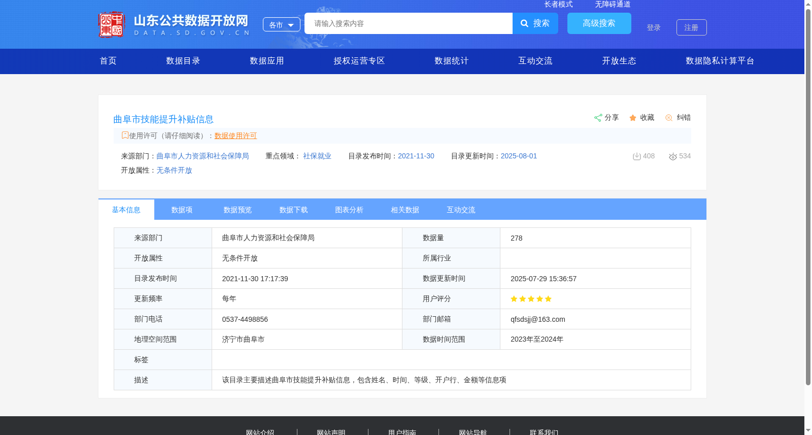 曲阜市技能提升补贴信息 数据集图片