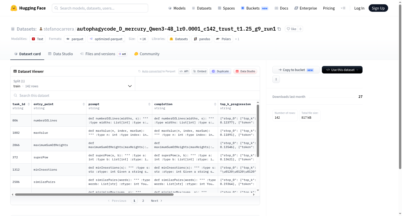 stefanocarrera/autophagycode_D_mercury_Qwen3-4B_lr0.0001_c142_trust_t1.25_g9_run1 数据集图片