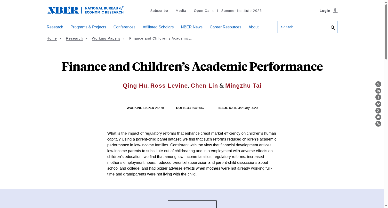 Finance and Children’s Academic Performance 数据集图片