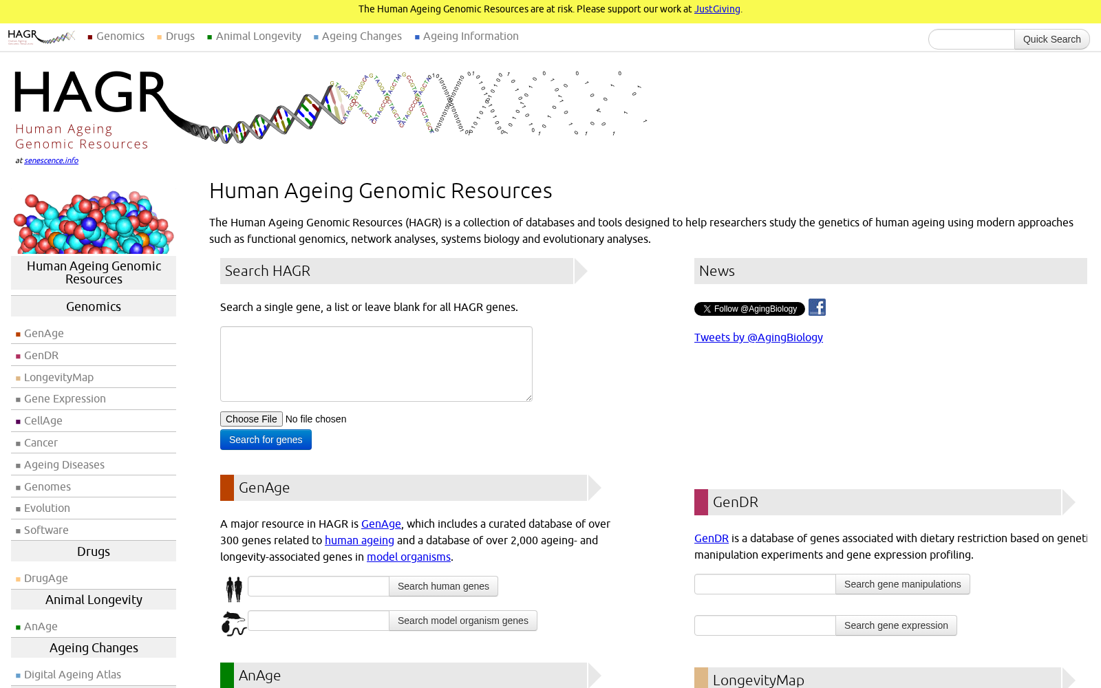 Human Ageing Genomic Resources 数据集图片