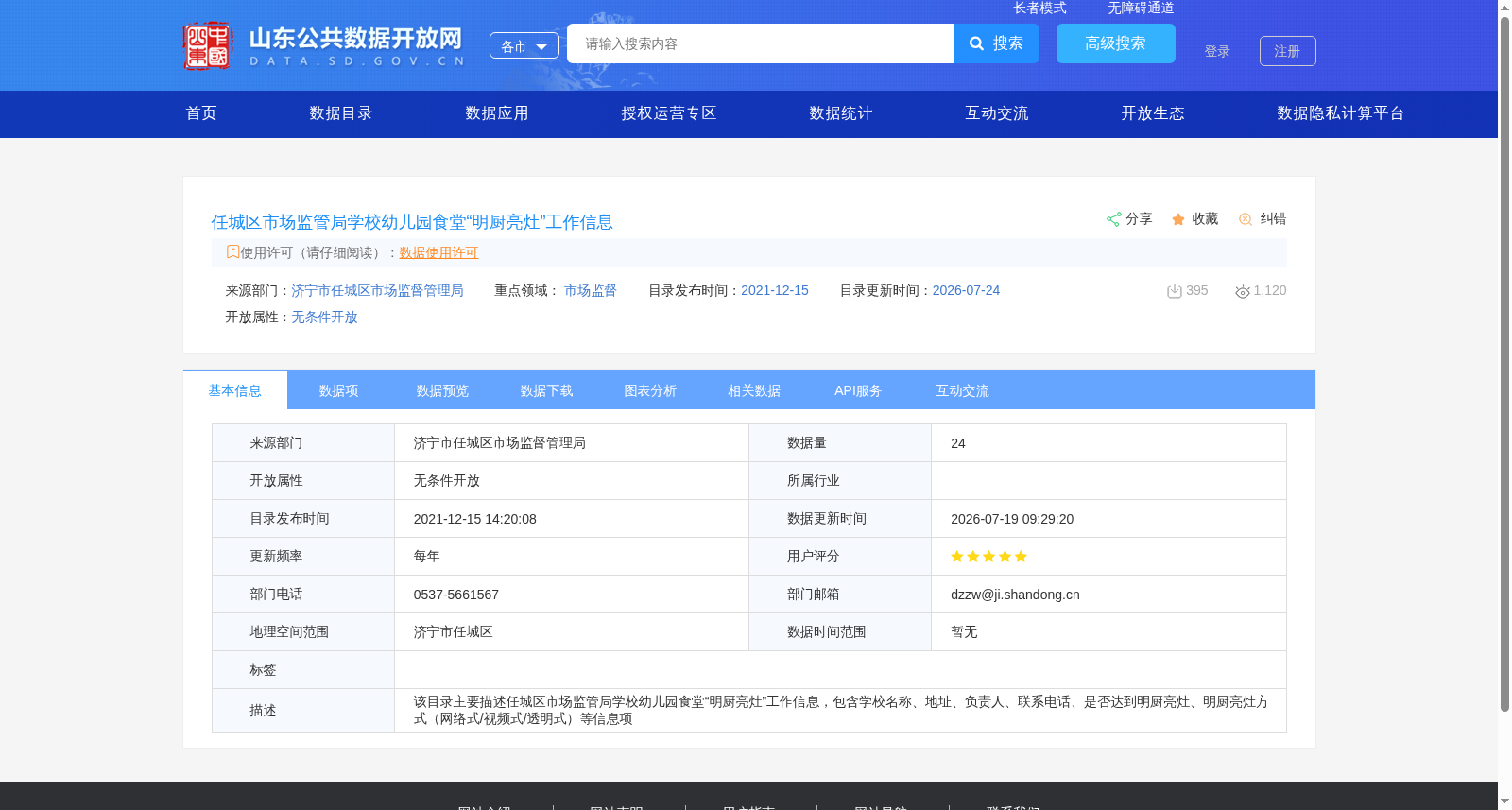 任城区市场监管局学校幼儿园食堂“明厨亮灶”工作信息 数据集图片