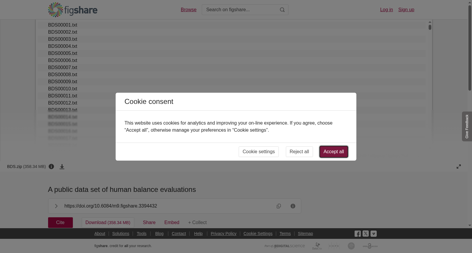 A public data set of human balance evaluations 数据集图片
