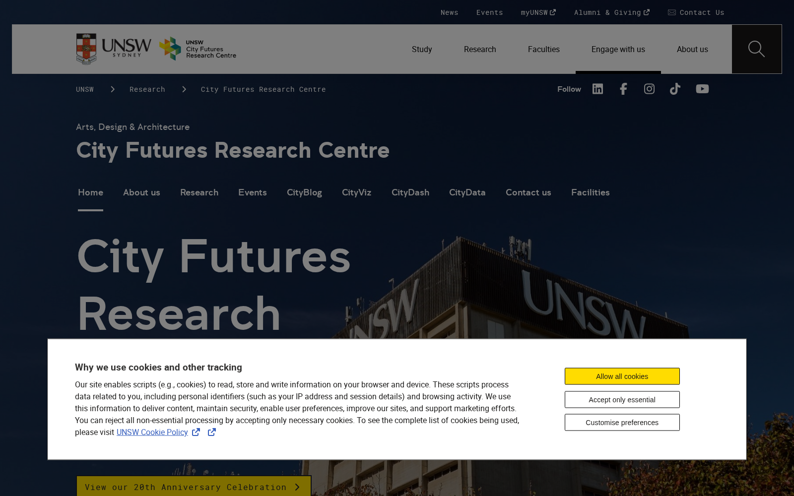 City Futures Research Centre - Urban Data 数据集图片