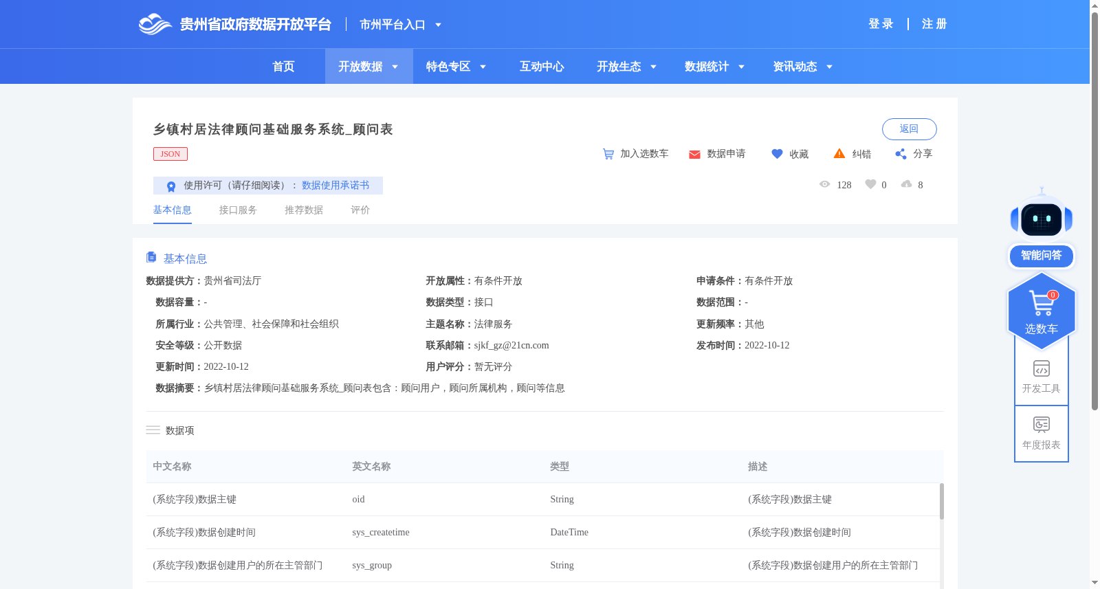乡镇村居法律顾问基础服务系统_顾问表 数据集图片