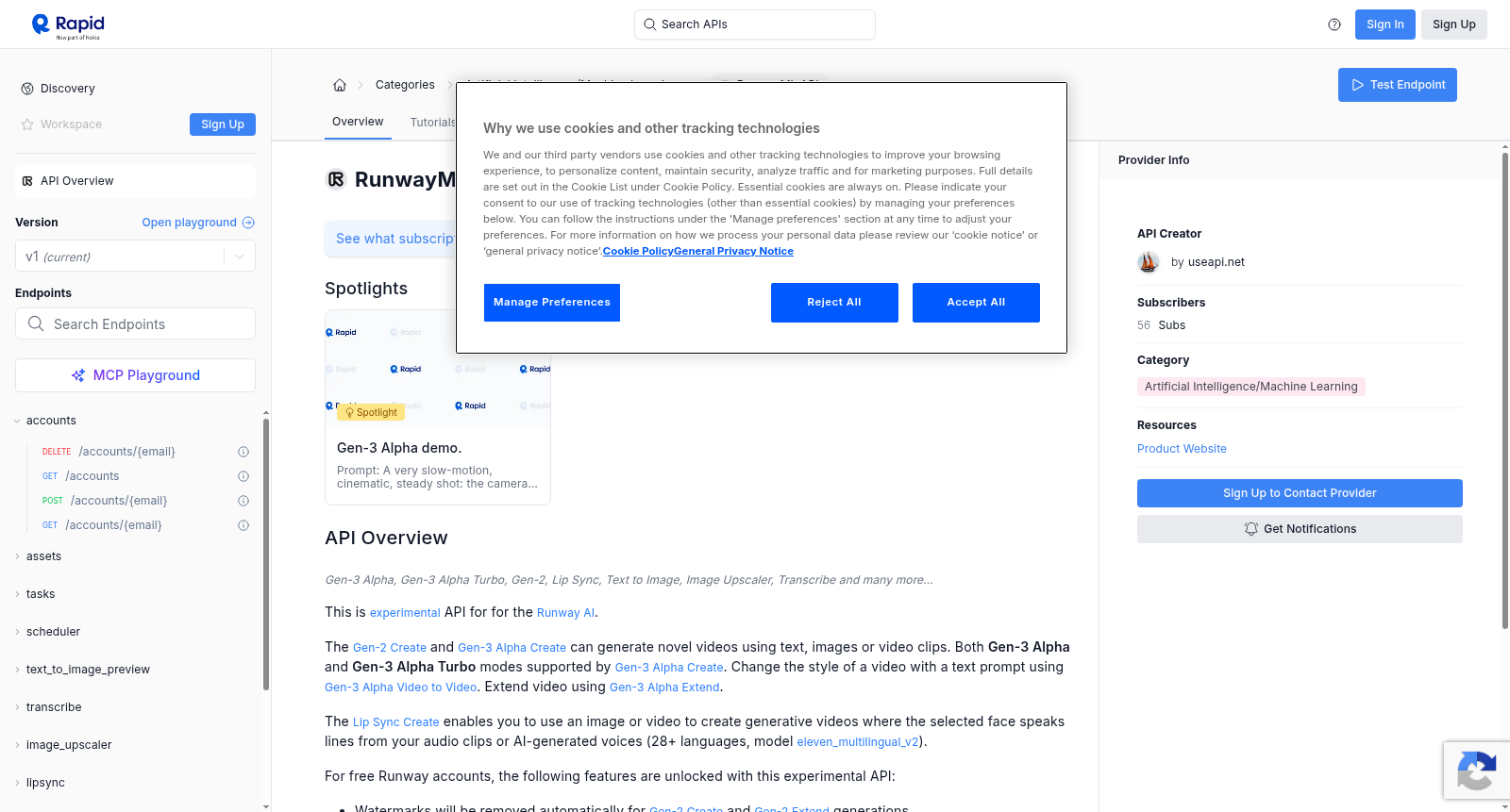 RunwayML API 数据集图片