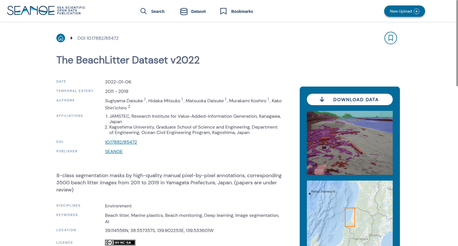 The BeachLitter Dataset v2022 数据集图片