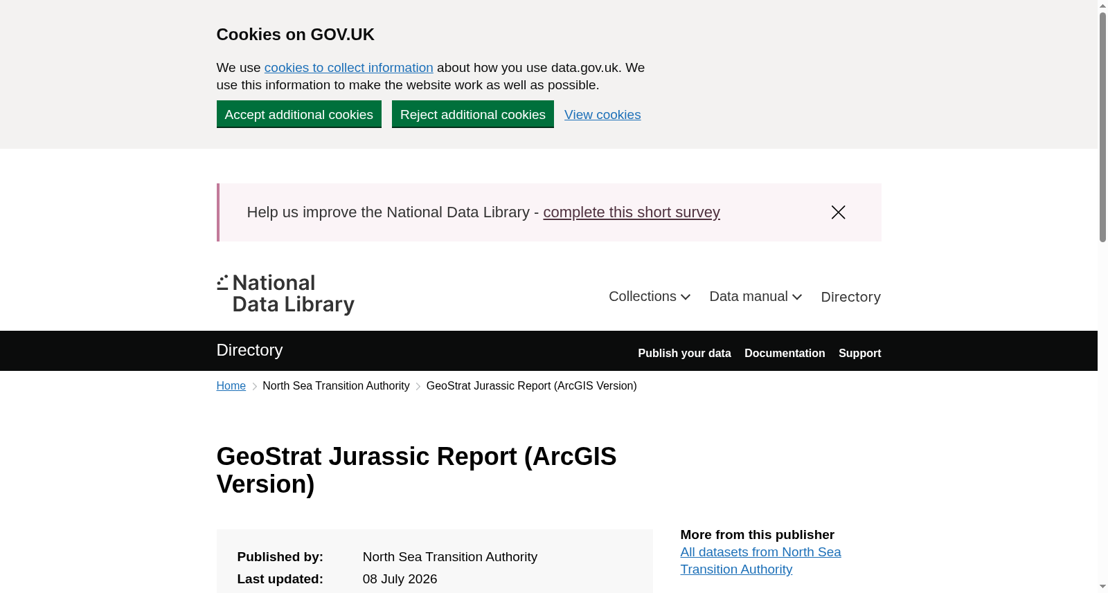 GeoStrat Jurassic Report (ArcGIS Version) 数据集图片