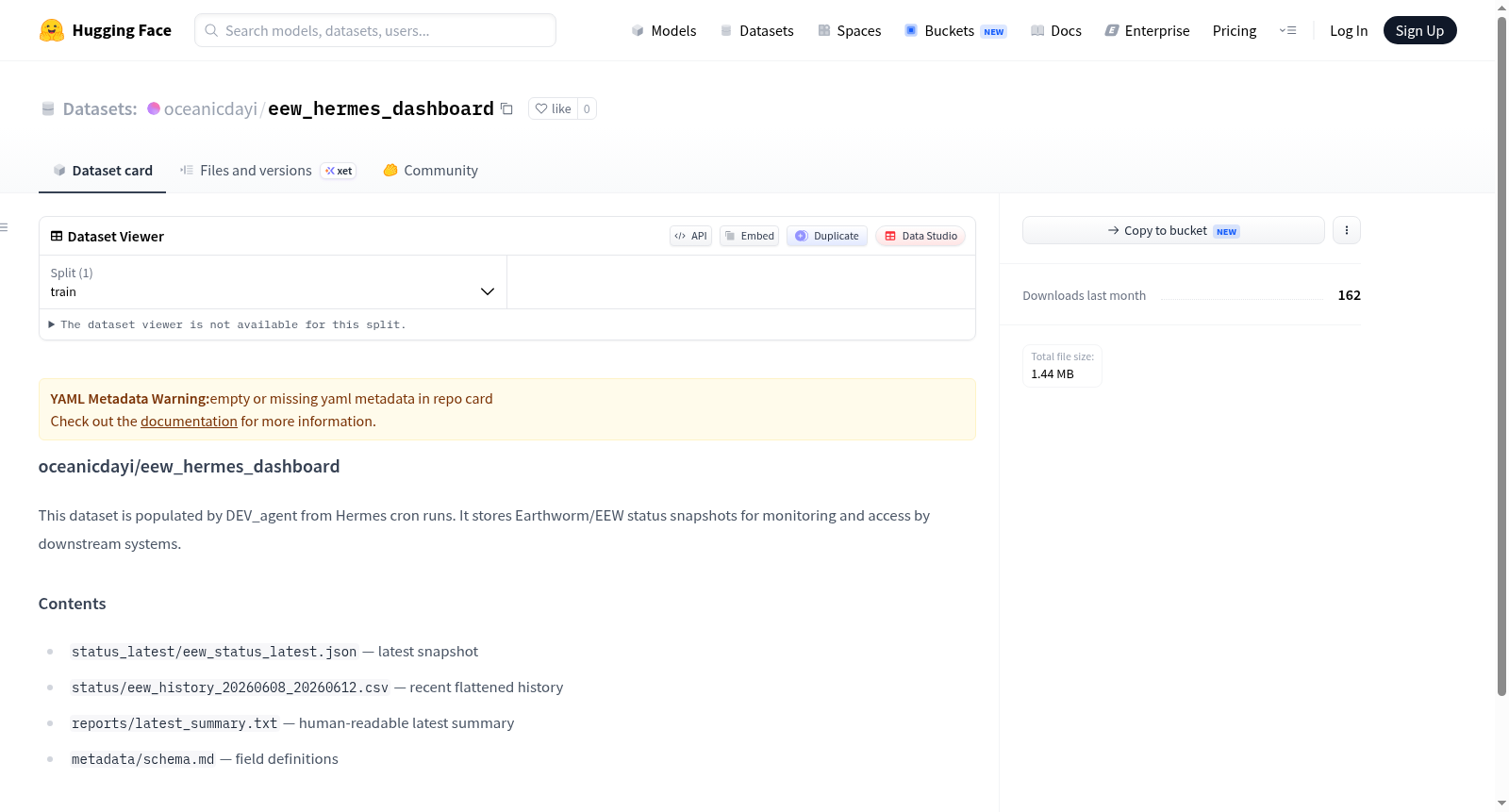 eew_hermes_dashboard 数据集图片