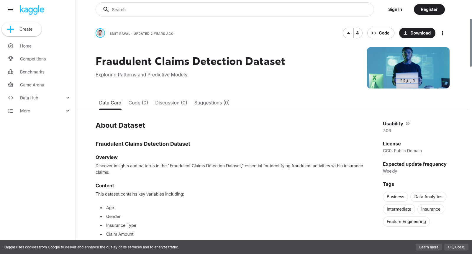 Fraudulent Claims Detection Dataset 数据集图片