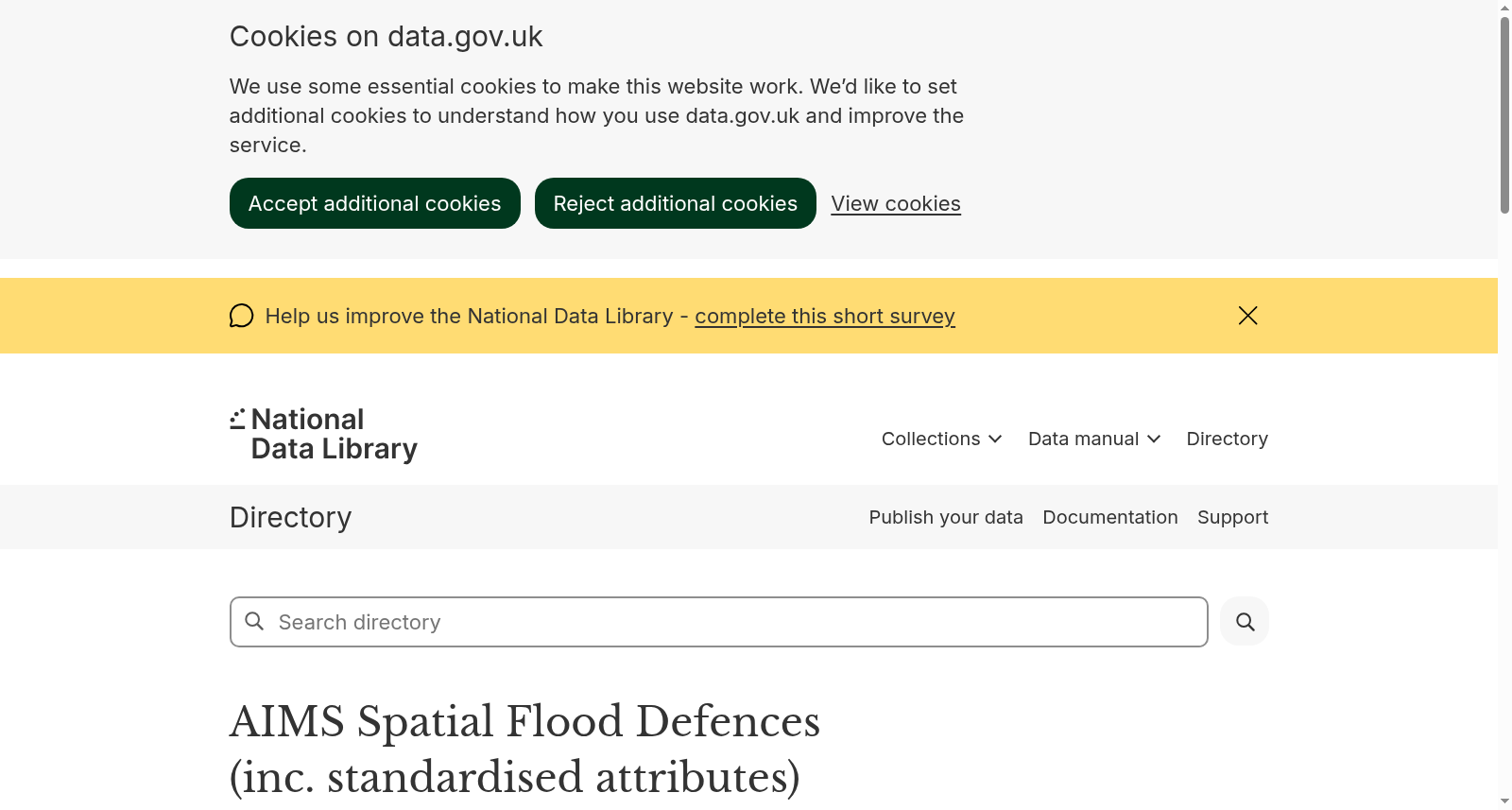 AIMS Spatial Flood Defences (inc. standardised attributes) 数据集图片