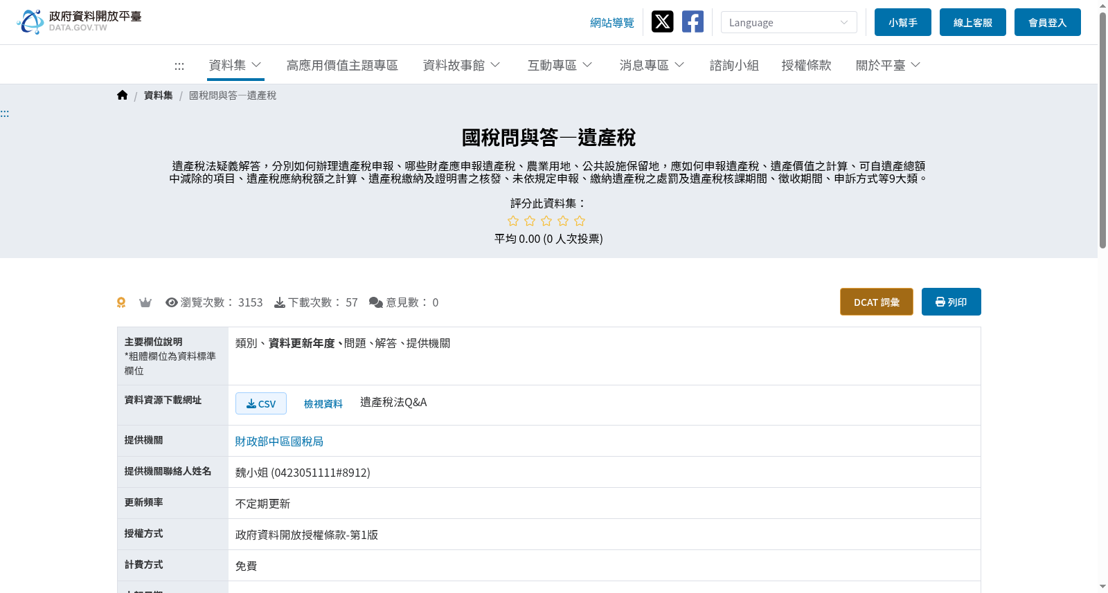 國稅問與答—遺產稅 数据集图片