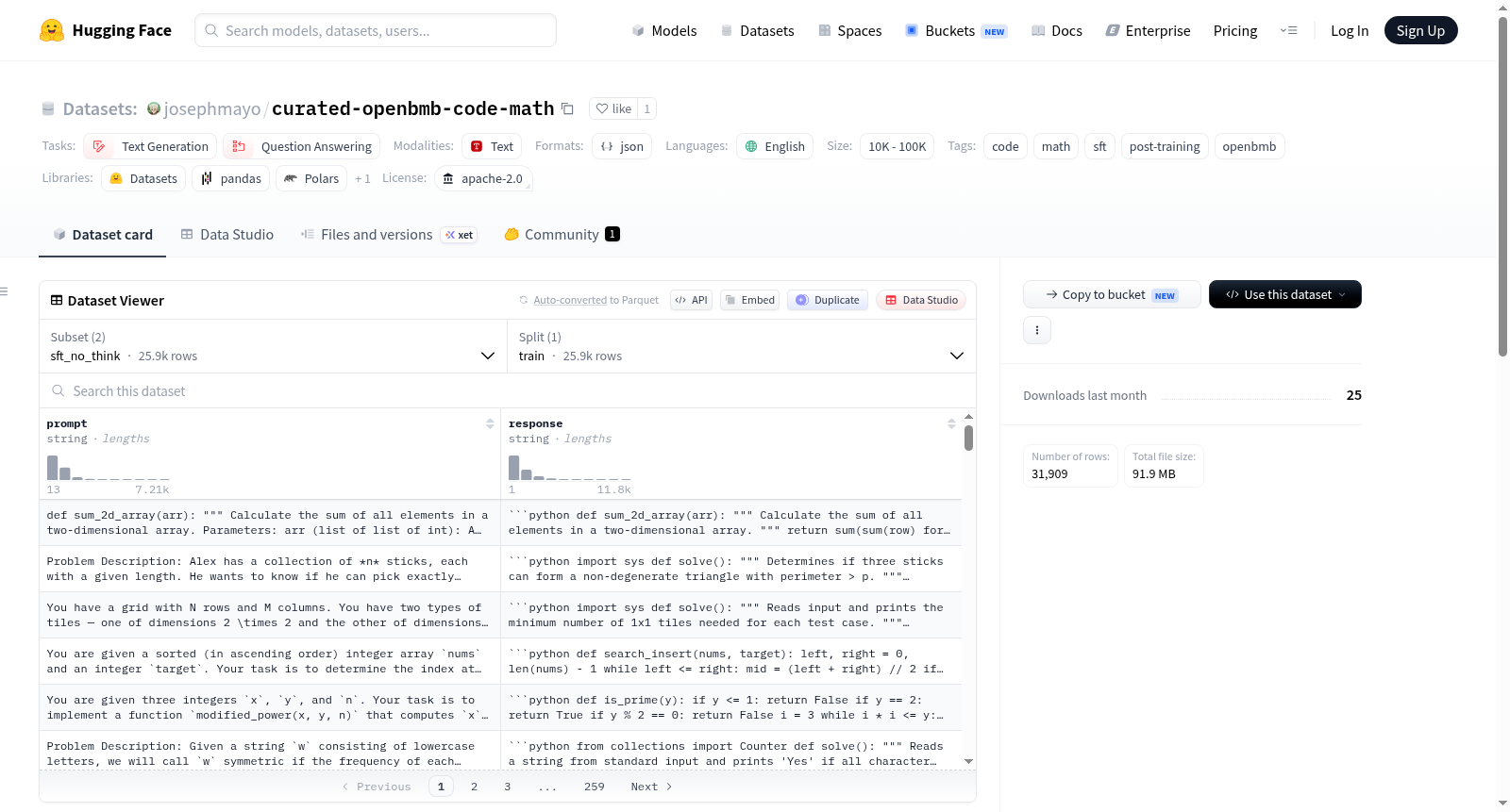 josephmayo/curated-openbmb-code-math 数据集图片